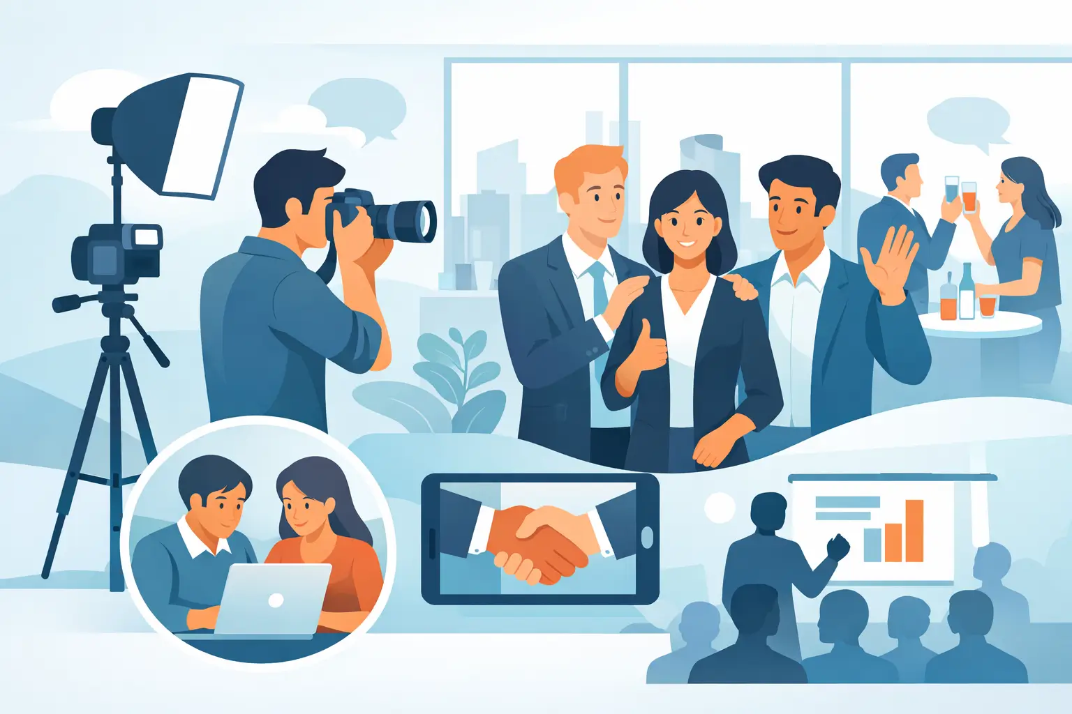 Business-Event-Fotoideen für Mitarbeiter