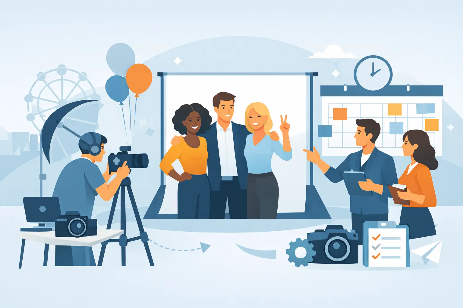 Fotoaktion für Mitarbeiter Event richtig planen
