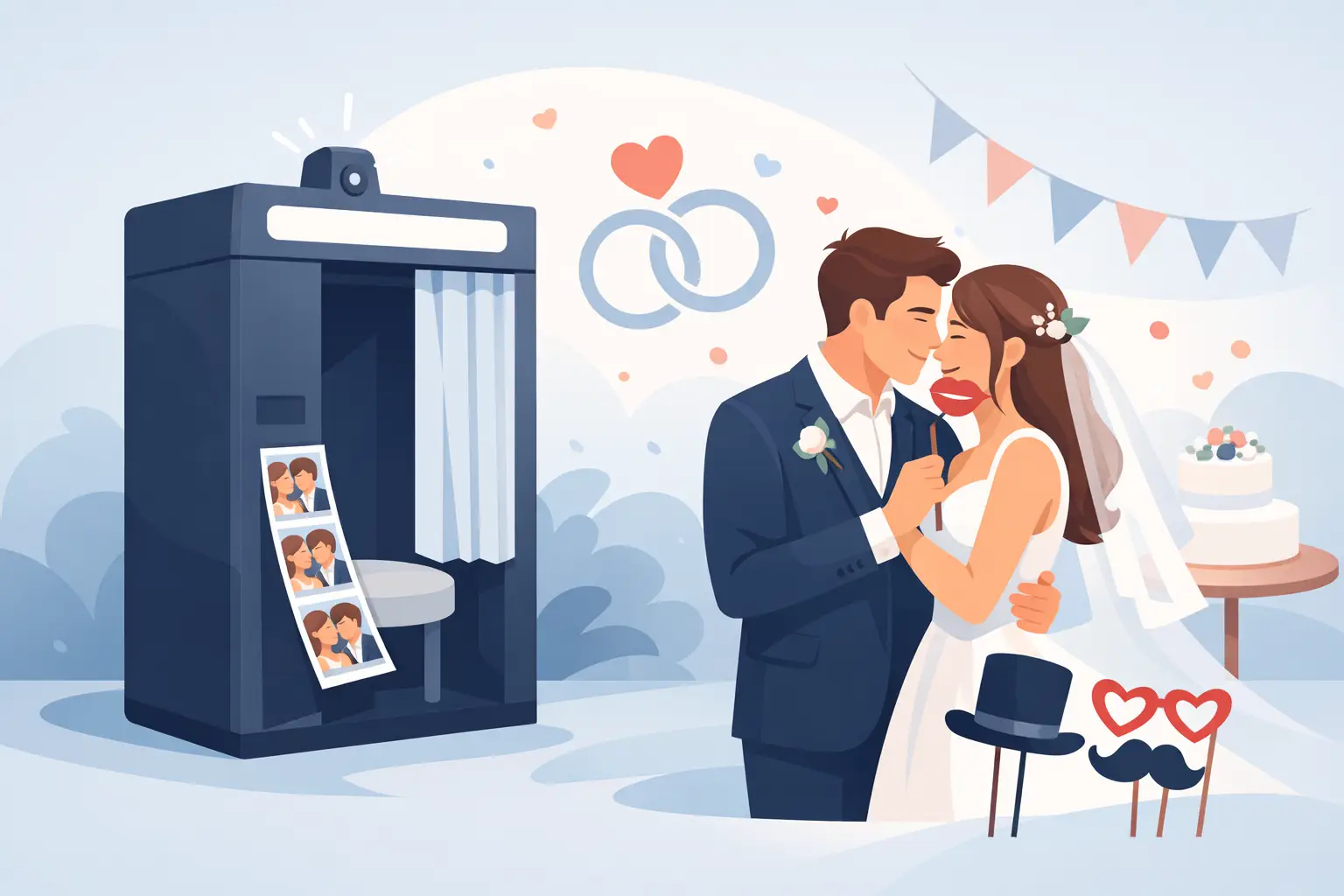 Fotoautomat für Hochzeit buchen - so passt's