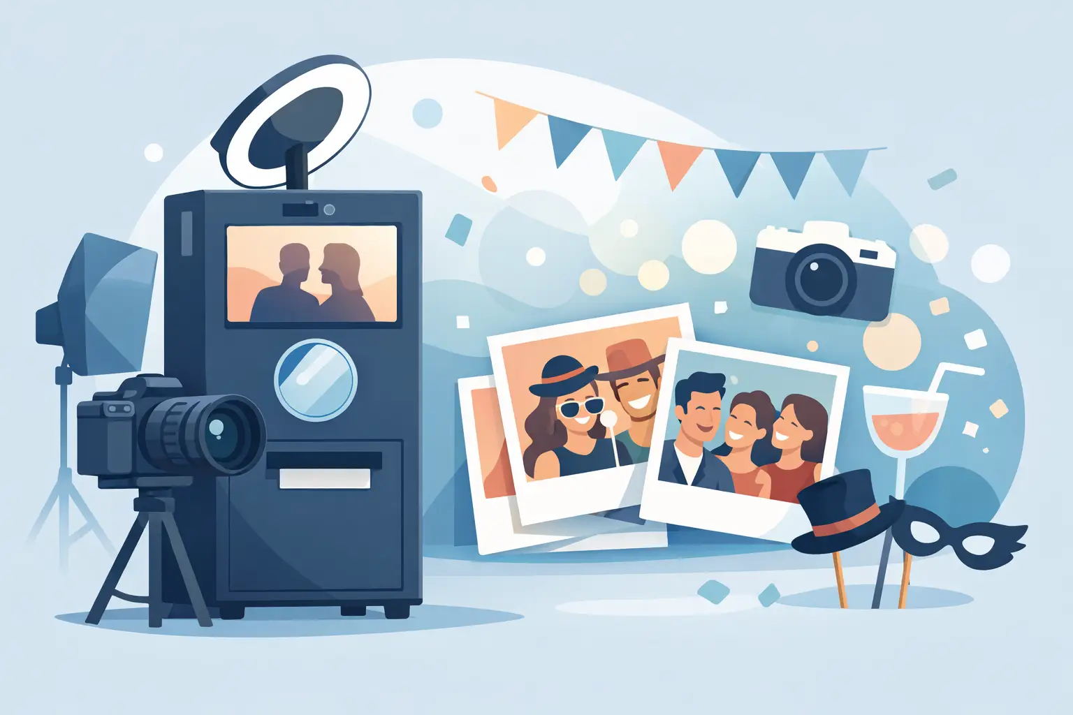 Fotobox mit Spiegelreflexkamera mieten