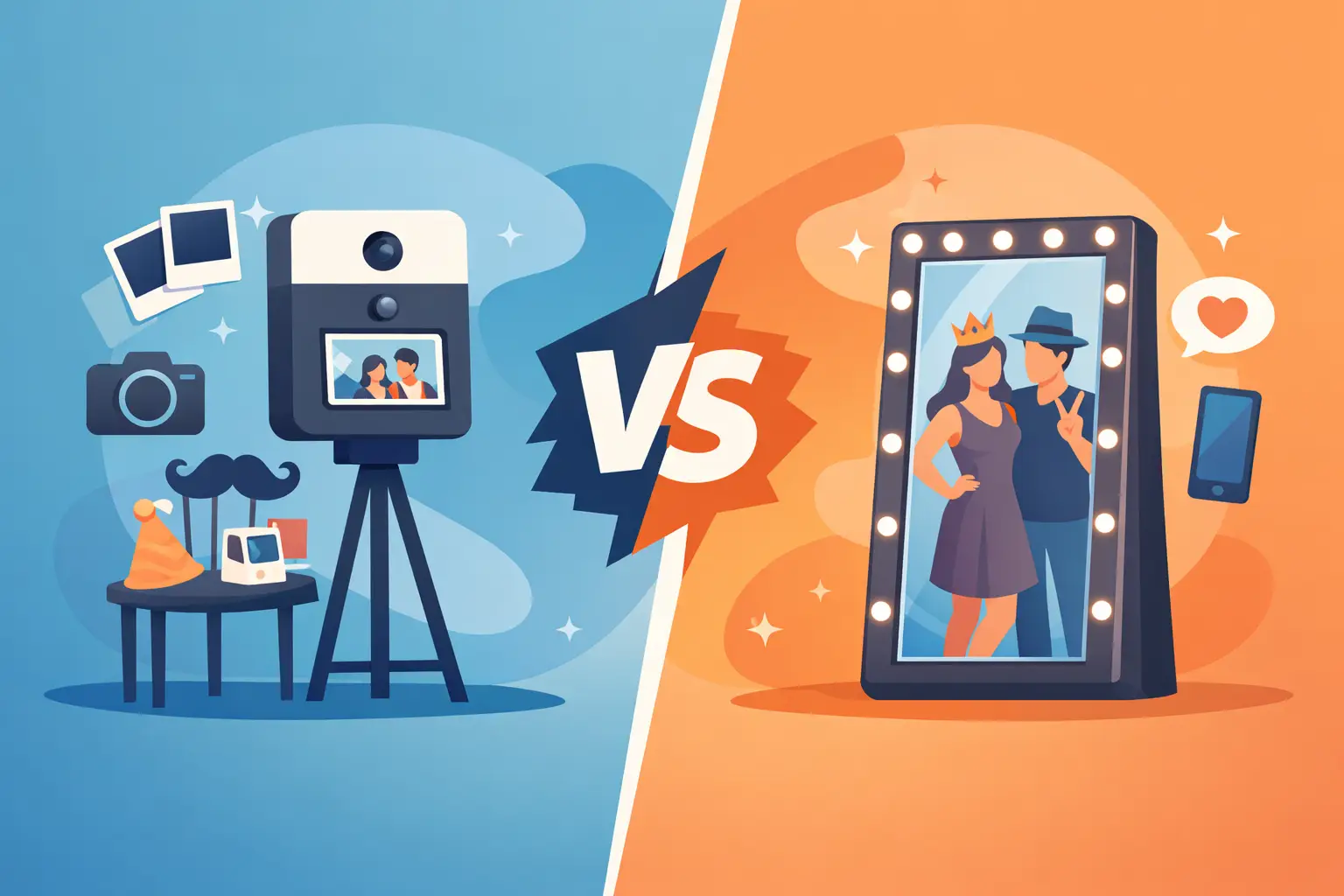 Fotobox versus Selfie Spiegel - was passt?
